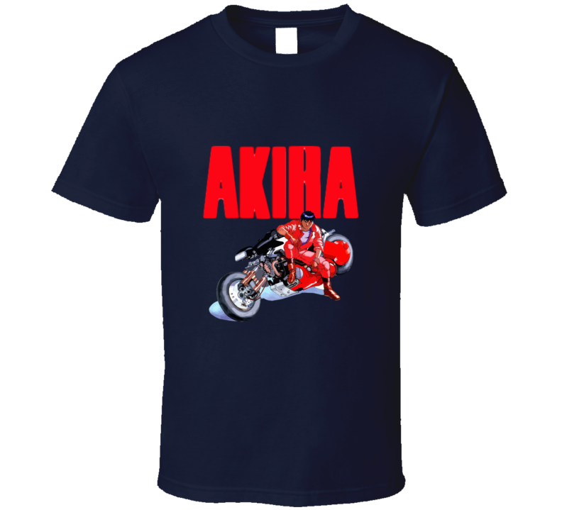 Akira Keneda On Motorcycle T-shirt And Apparel 1