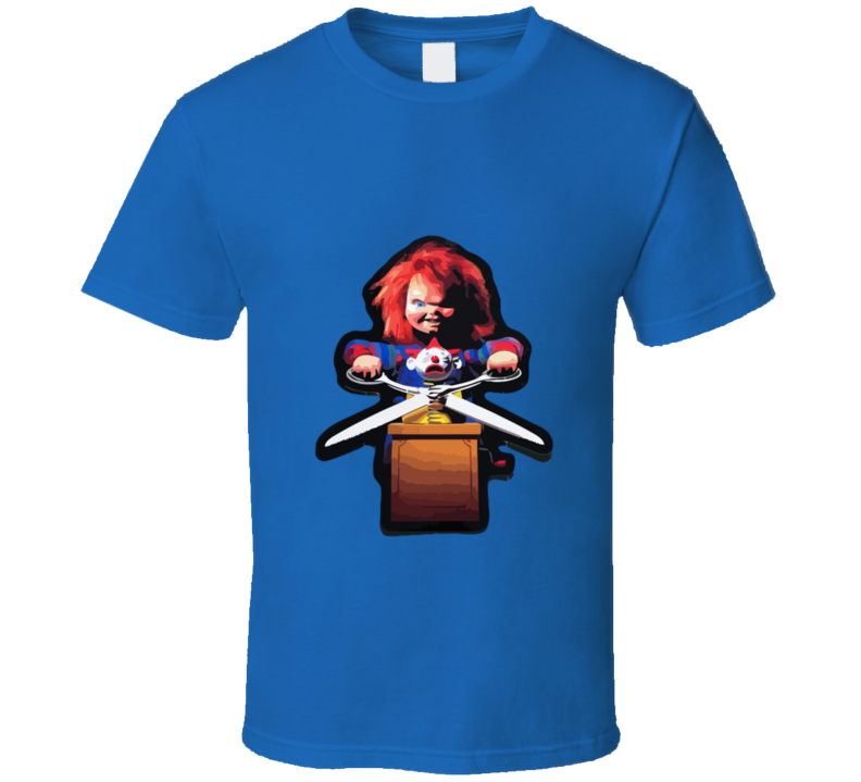 Child's Play Chucky Scissor T-shirt And Apparel 1