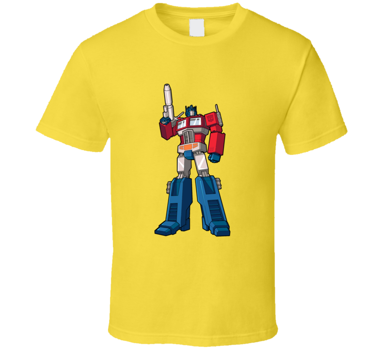 Transformers Optimus Prime Stand Up T-shirt And Apparel 1