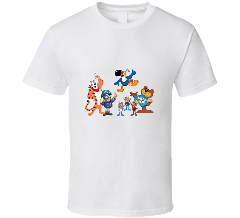Our Cereal Friend Sam The Toucan Tony The Tiger Captain Crunch T-shirt And Apparel 1