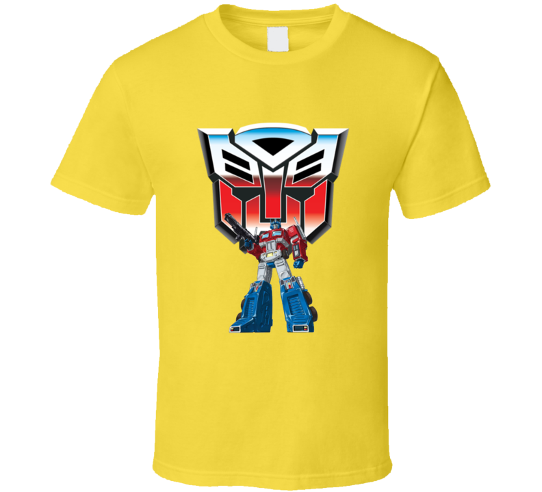 Transformers Optimus Prime And Otobot Logo T-shirt And Apparel 1