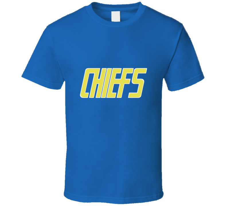 Slap Shot Chiefs Team Logo T-shirt And Apparel 1