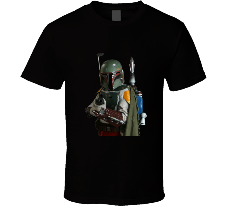 Star Wars Boba Fett Warning T-shirt And Apparel 1