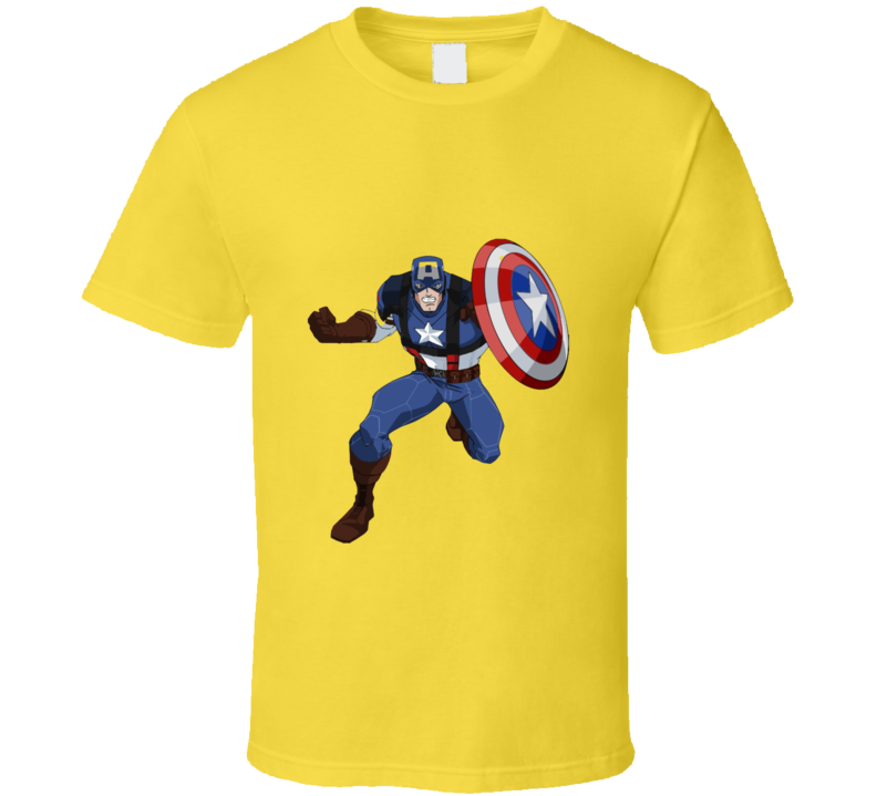 MARVEL Captain America Retro T-shirt And Apparel 1