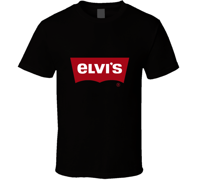 Elvis Mashup Levis Logo Funny T-shirt And Apparel 1