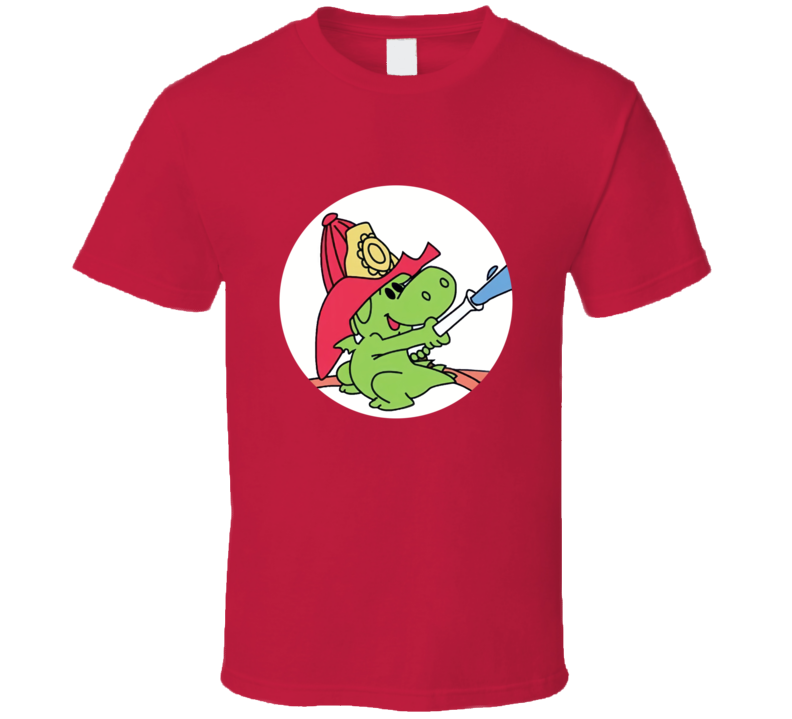 T-shirt et Vêtements Grisu Le Petit Dragon Pompier Style Rétro Vintage 1