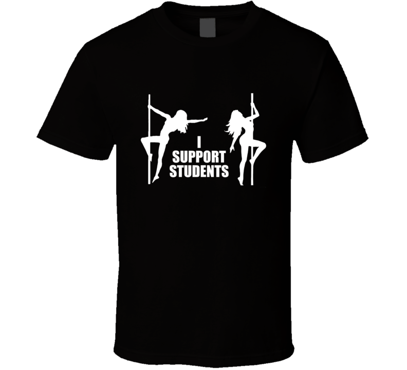 I Support Students Funny Vintage Retro Style T-shirt And Apparel 1