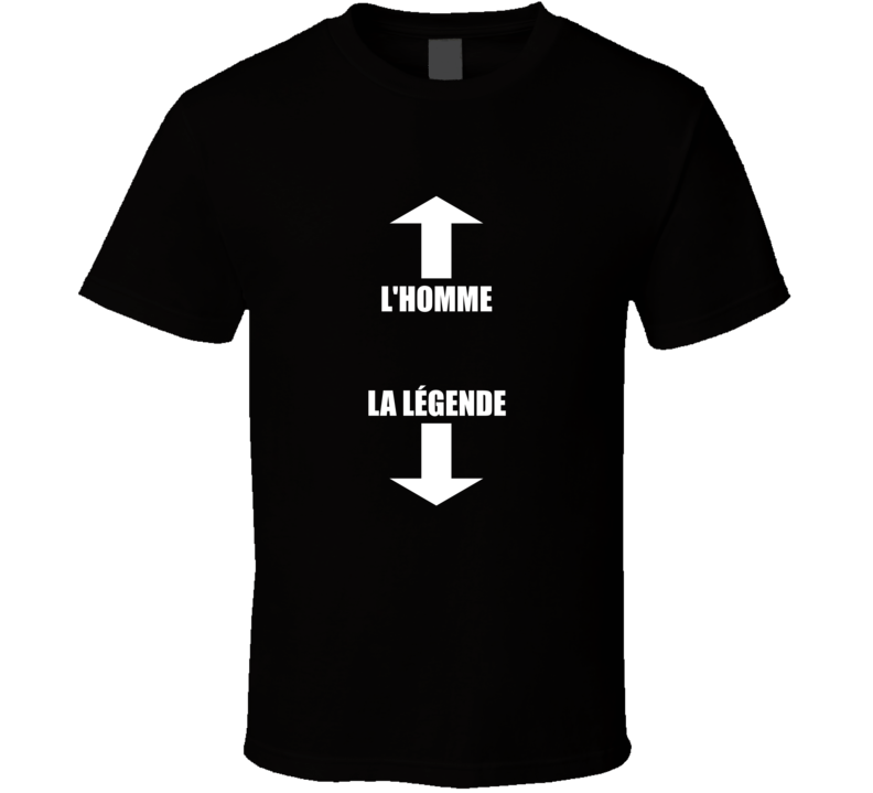 L'homme La Legende Funny Joke Vintage Retro Style T-shirt And Apparel 1