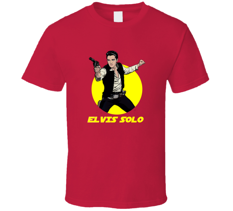 Elvis Solo STAR WARS Mashup Vintage Retro Style T-shirt And Apparel 1