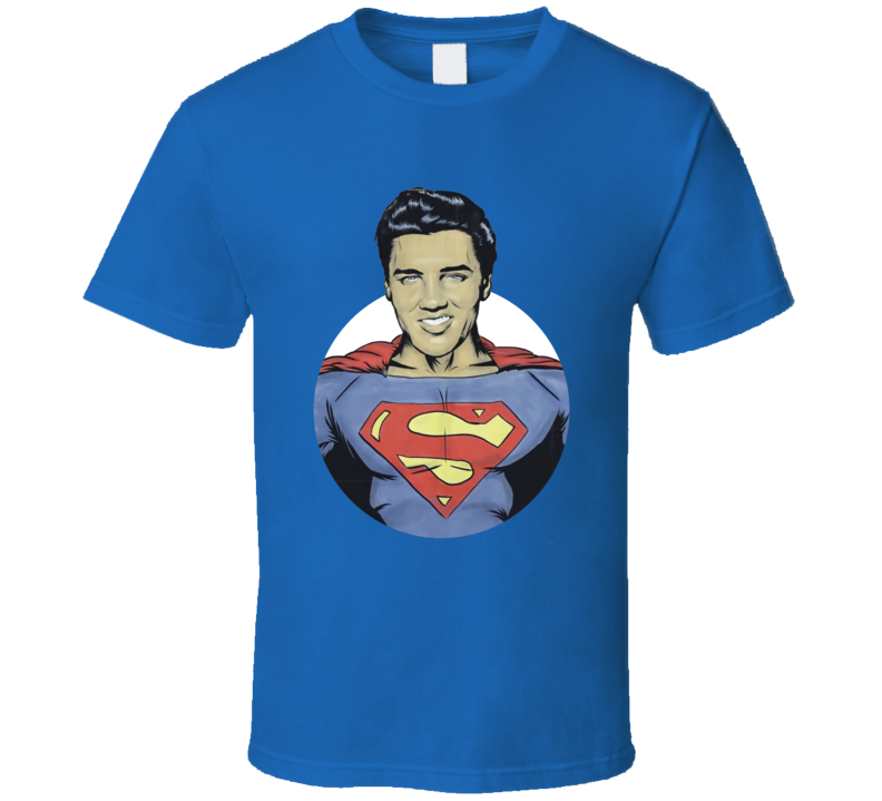 Super Elvis Superman mashup Funny Vintage Retro Style T-shirt And Apparel 1