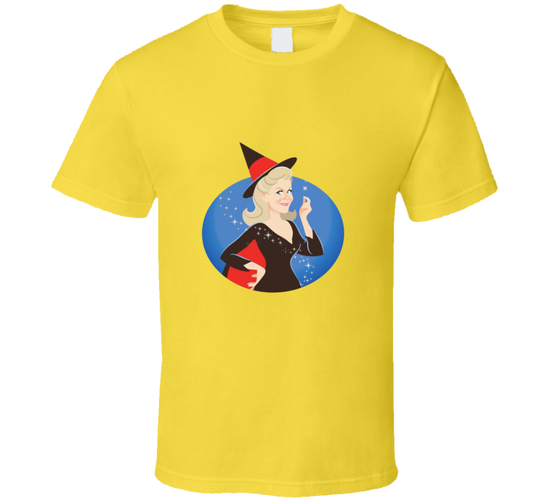 Bewitched Samantha The Witch Cartoon Opening Magic Vintage Retro Style T-shirt And Apparel 1