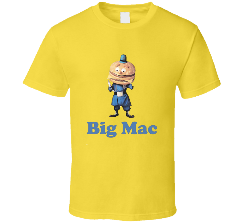 T-shirt et Vêtements McDonald Officier Big Mac Style Rétro Vintage 1