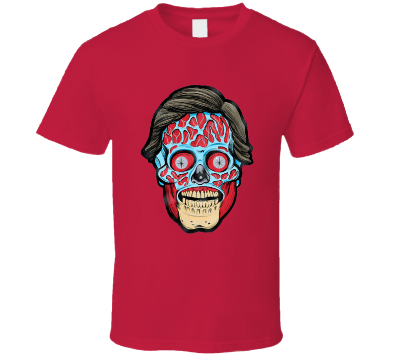 They Live Head Movie Vintage Retro Style T-shirt And Apparel 1