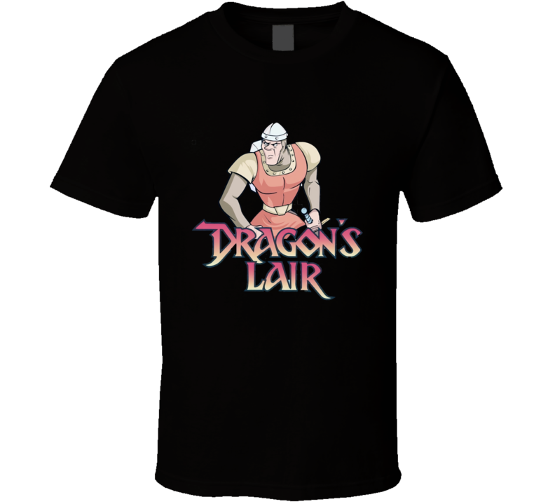 Dragon's Lair Video Games Vintage Retro Style T-shirt And Apparel 1