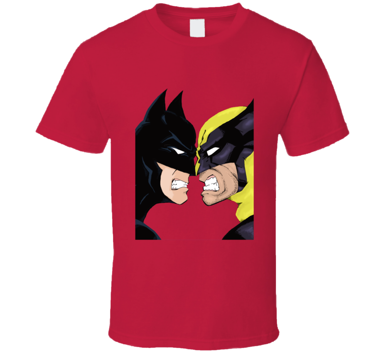 Batman Versus Wolverine Vintage Retro Style T-shirt And Apparel T Shirt 1